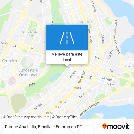 Parque Ana Lídia mapa