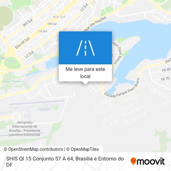 SHIS QI 15 Conjunto 57 A 64 mapa