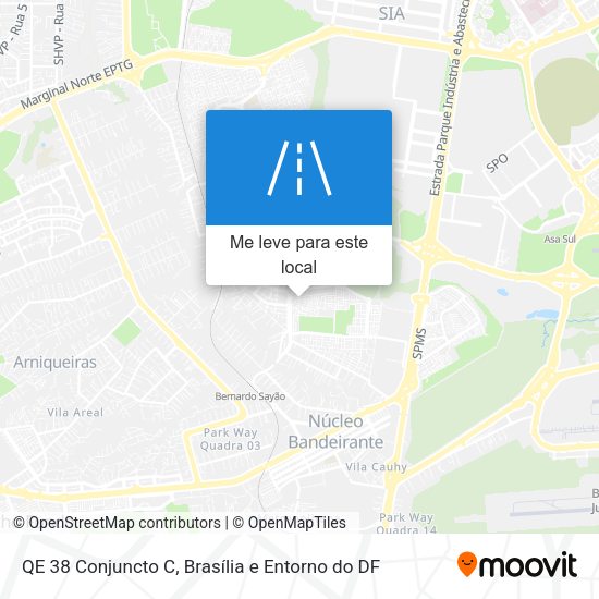 QE 38 Conjuncto C mapa