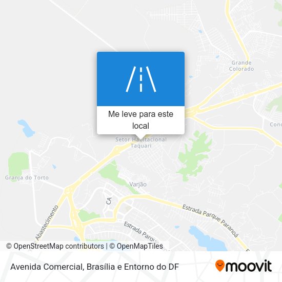 Avenida Comercial mapa