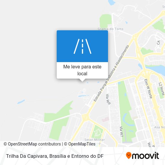 Trilha Da Capivara mapa