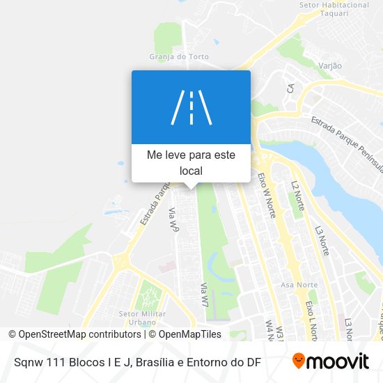 Sqnw 111 Blocos I E J mapa