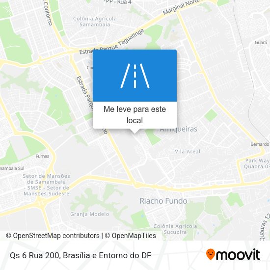 Qs 6 Rua 200 mapa