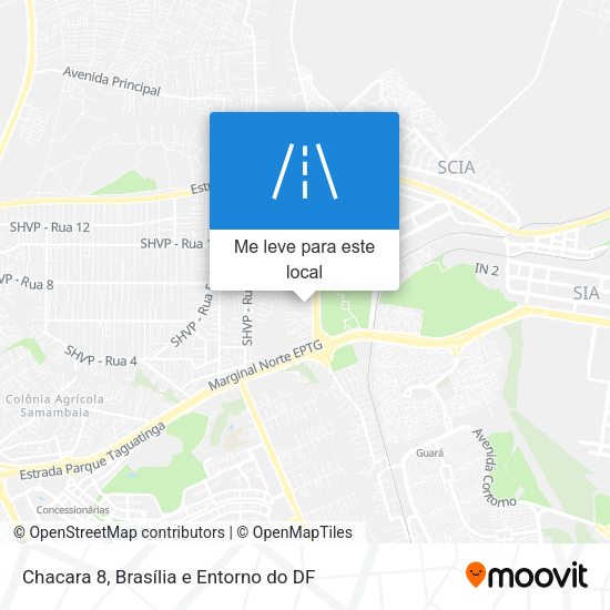 Chacara 8 mapa