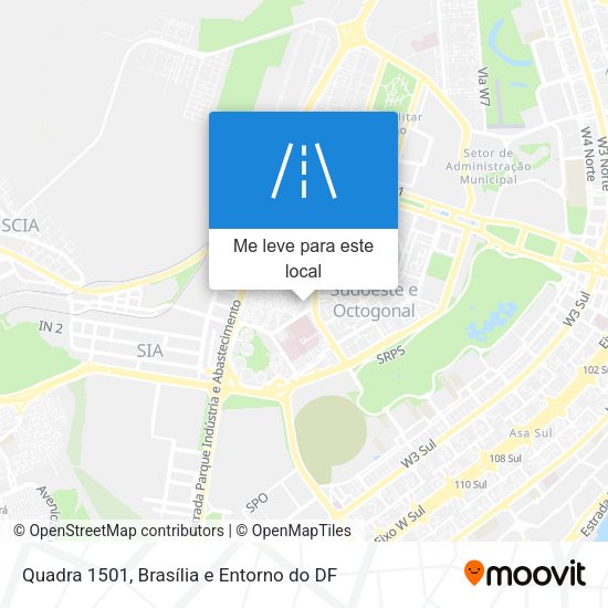 Quadra 1501 mapa