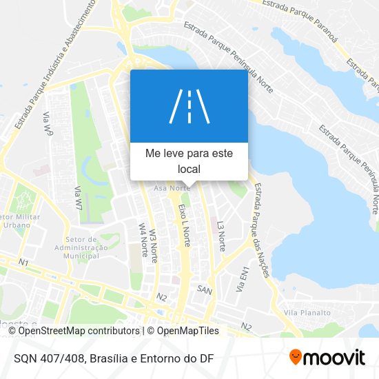 SQN 407/408 mapa