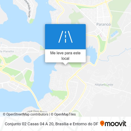 Conjunto 02 Casas 04 A 20 mapa