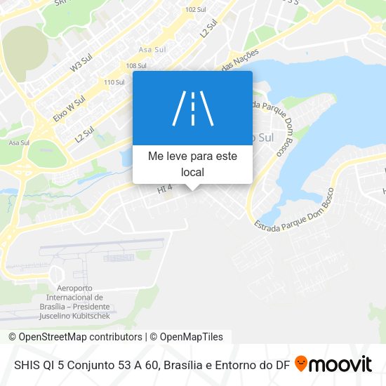 SHIS QI 5 Conjunto 53 A 60 mapa