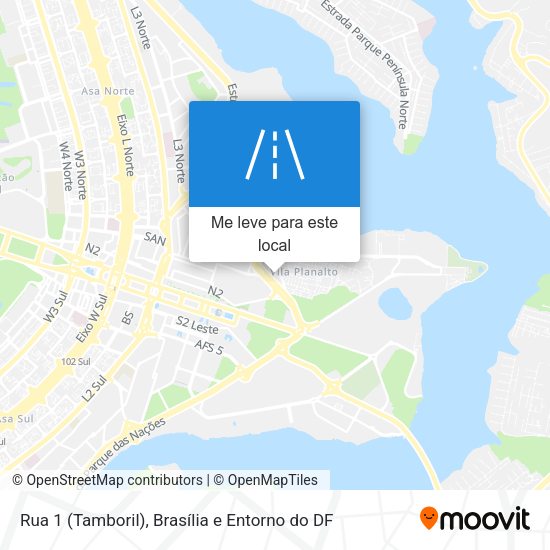 Rua 1 (Tamboril) mapa