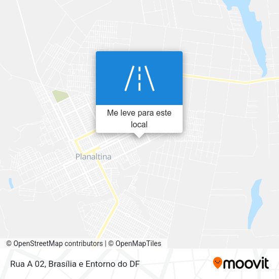 Rua A 02 mapa