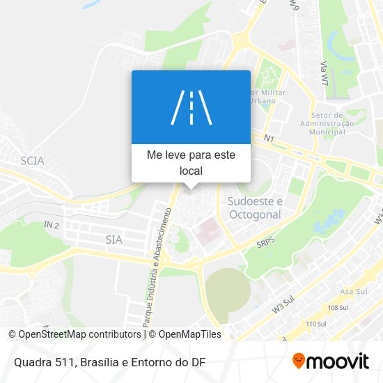 Quadra 511 mapa