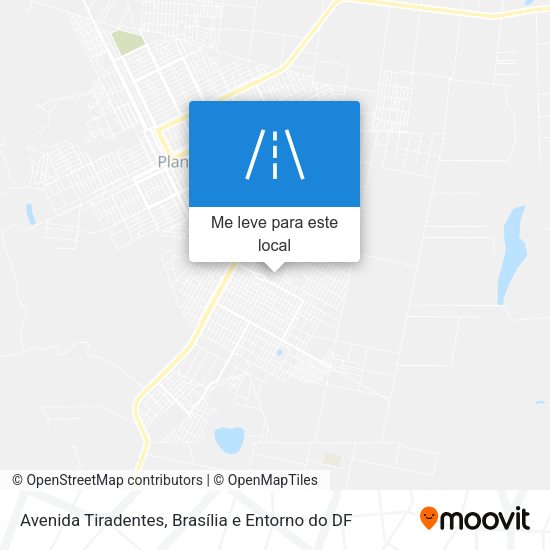 Avenida Tiradentes mapa