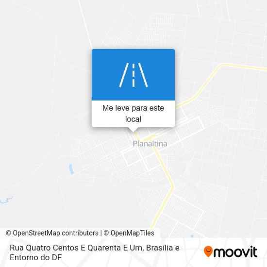 Rua Quatro Centos E Quarenta E Um mapa