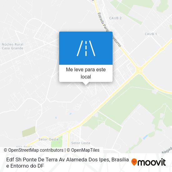 Edf Sh Ponte De Terra Av Alameda Dos Ipes mapa