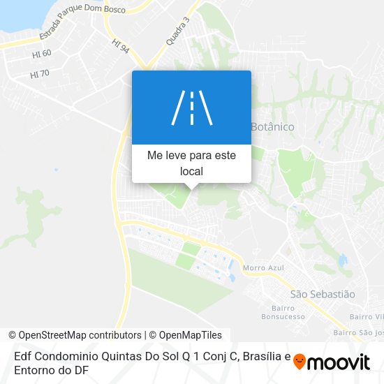 Edf Condominio Quintas Do Sol Q 1 Conj C mapa