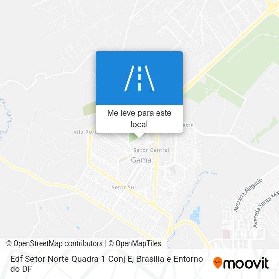 Edf Setor Norte Quadra 1 Conj E mapa