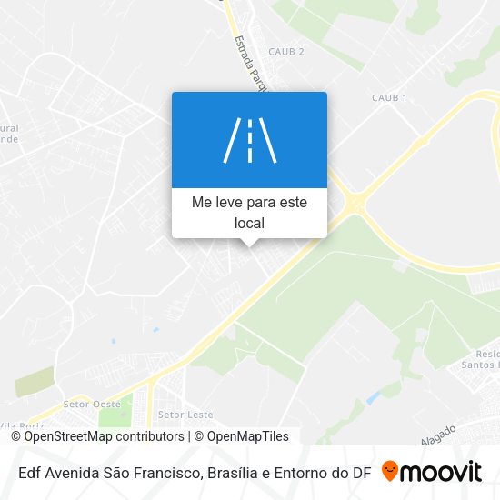 Edf Avenida São Francisco mapa