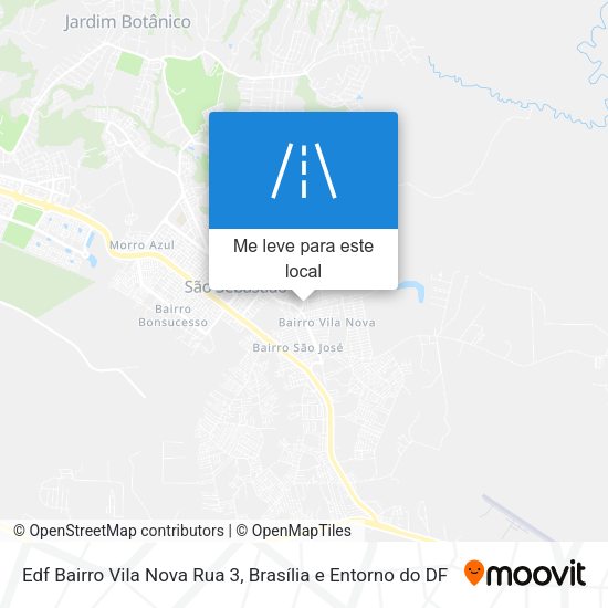 Edf Bairro Vila Nova Rua 3 mapa
