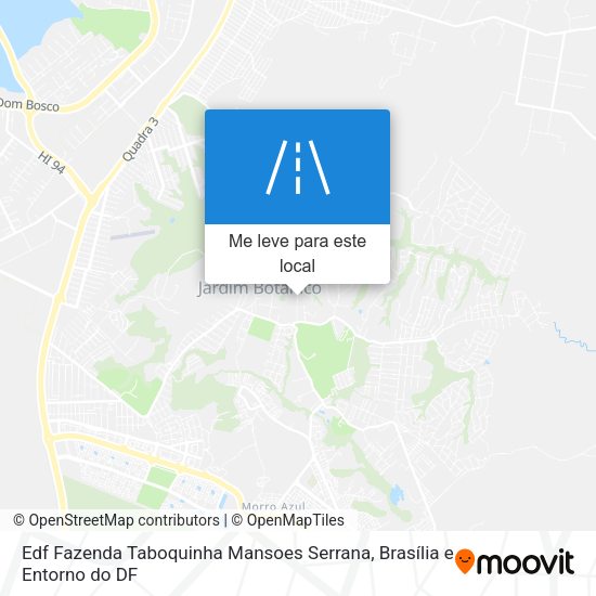 Edf Fazenda Taboquinha Mansoes Serrana mapa