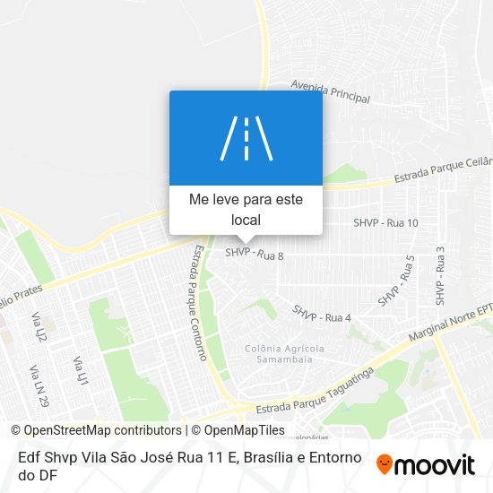 Edf Shvp Vila São José Rua 11 E mapa