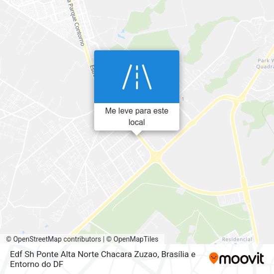 Edf Sh Ponte Alta Norte Chacara Zuzao mapa