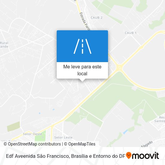 Edf Aveenida São Francisco mapa