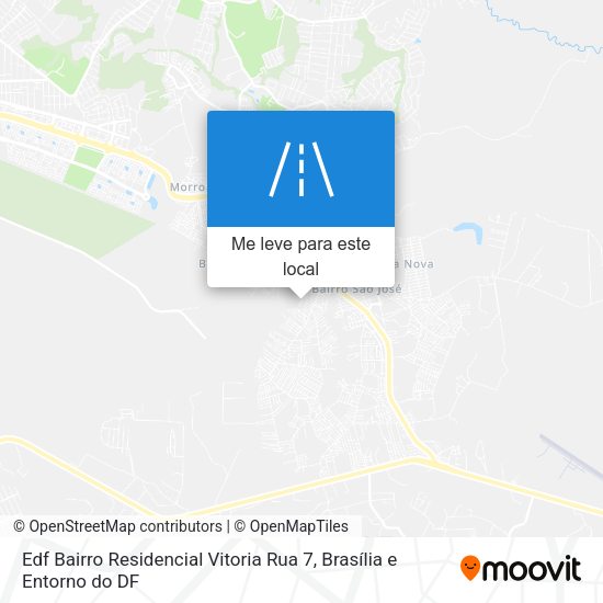Edf Bairro Residencial Vitoria Rua 7 mapa