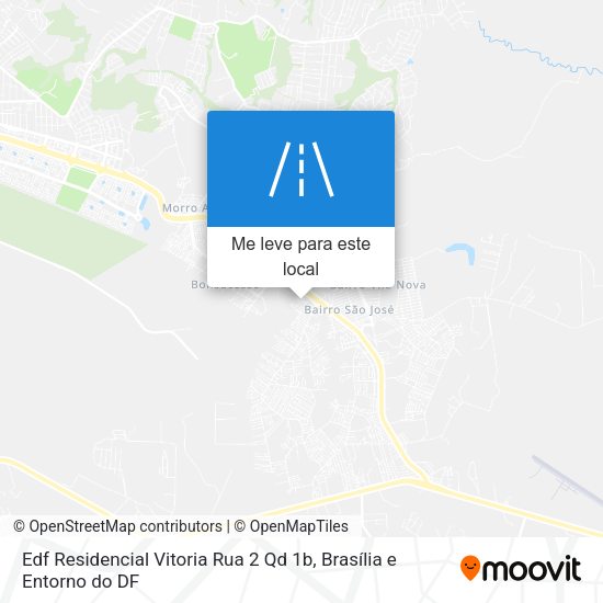 Edf Residencial Vitoria Rua 2 Qd 1b mapa