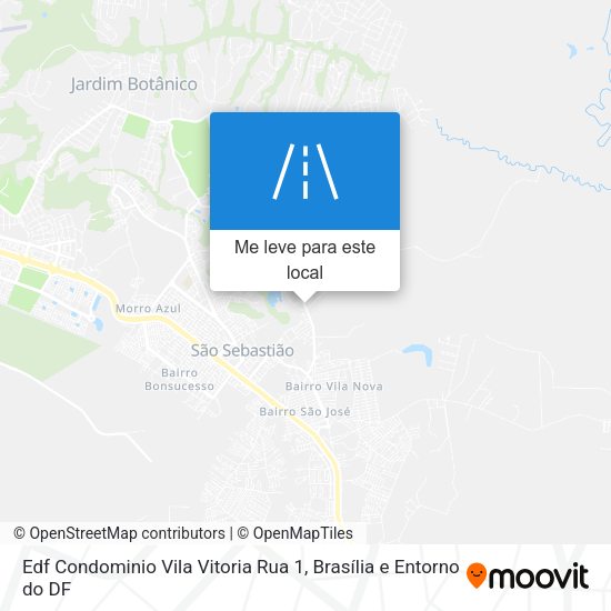 Edf Condominio Vila Vitoria Rua 1 mapa