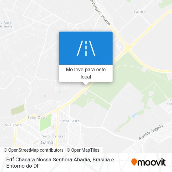 Edf Chacara Nossa Senhora Abadia mapa