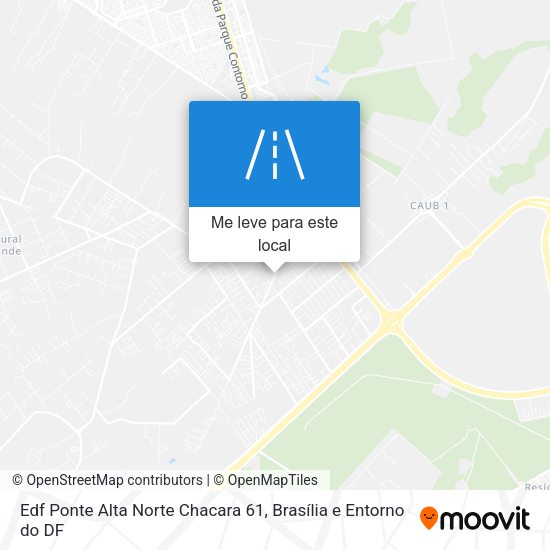 Edf Ponte Alta Norte Chacara 61 mapa
