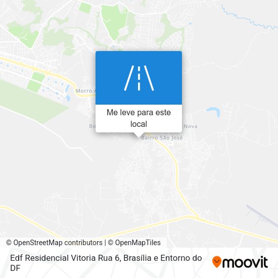Edf Residencial Vitoria Rua 6 mapa