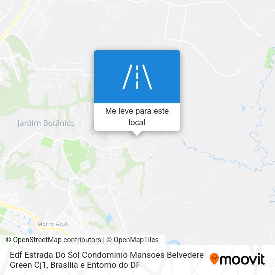 Edf Estrada Do Sol Condominio Mansoes Belvedere Green Cj1 mapa