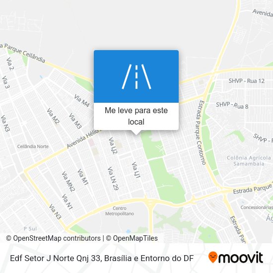 Edf Setor J Norte Qnj 33 mapa
