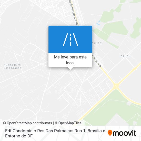 Edf Condominio Res Das Palmeiras Rua 1 mapa