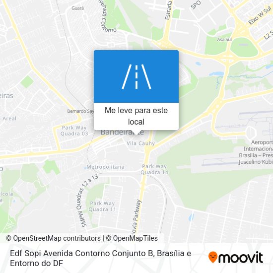 Edf Sopi Avenida Contorno Conjunto B mapa