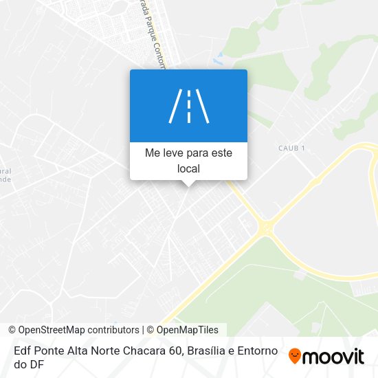 Edf Ponte Alta Norte Chacara 60 mapa