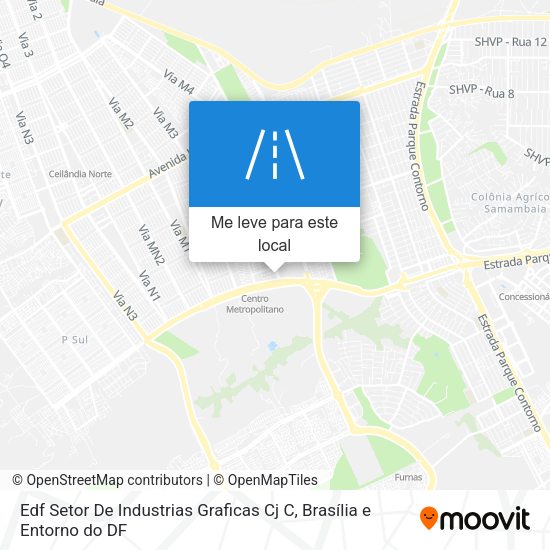 Edf Setor De Industrias Graficas Cj C mapa
