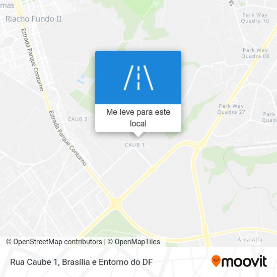 Rua Caube 1 mapa