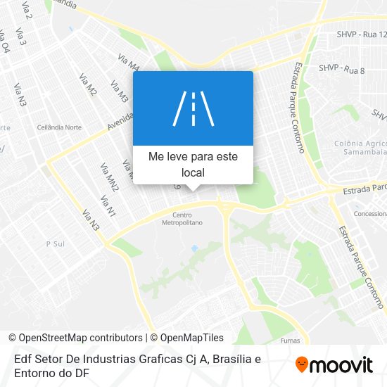 Edf Setor De Industrias Graficas Cj A mapa
