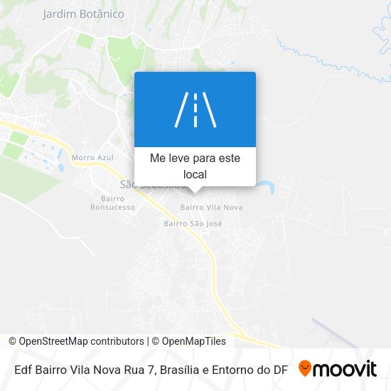 Edf Bairro Vila Nova Rua 7 mapa