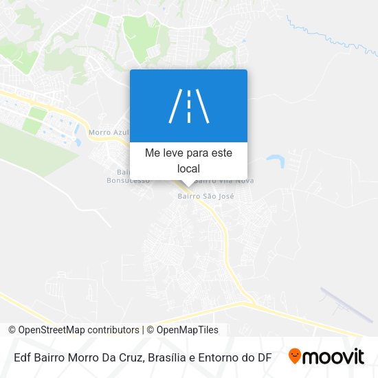 Edf Bairro Morro Da Cruz mapa