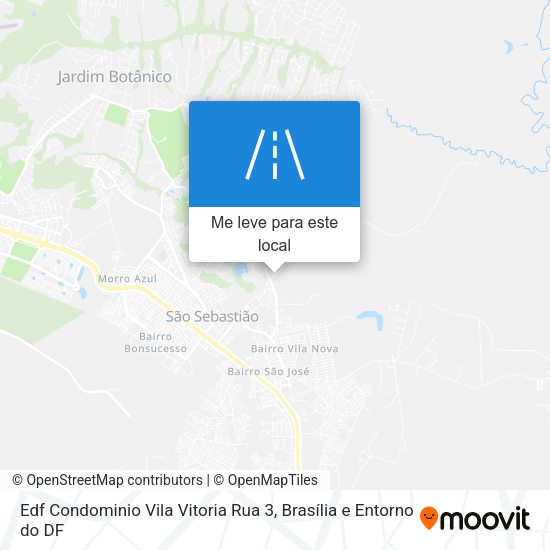 Edf Condominio Vila Vitoria Rua 3 mapa