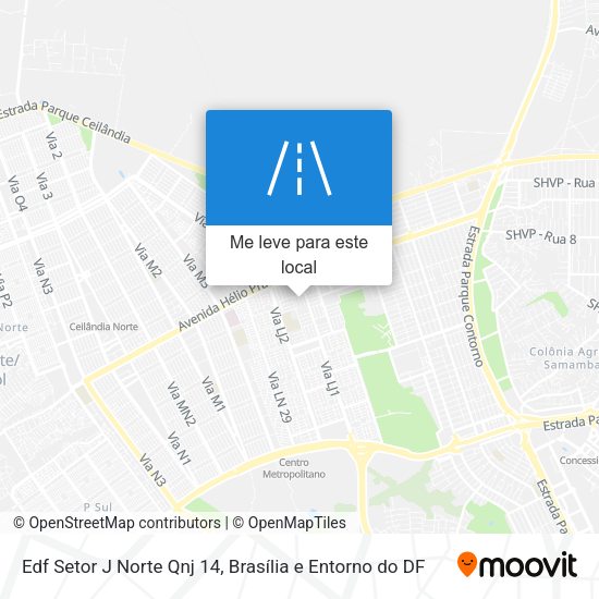 Edf Setor J Norte Qnj 14 mapa