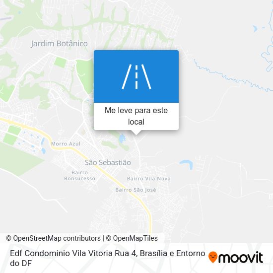 Edf Condominio Vila Vitoria Rua 4 mapa