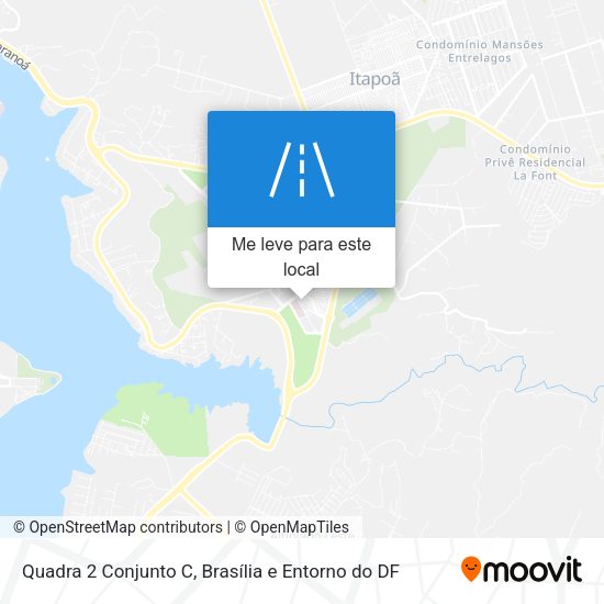 Quadra 2 Conjunto C mapa