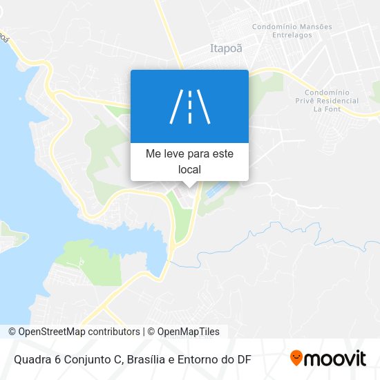Quadra 6 Conjunto C mapa