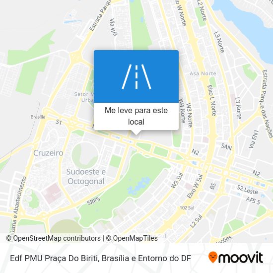 Edf PMU Praça Do Biriti mapa