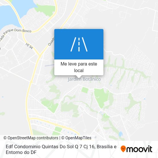 Edf Condominio Quintas Do Sol Q 7 Cj 16 mapa