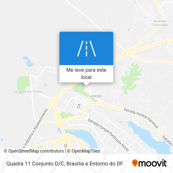Quadra 11 Conjunto D/C mapa